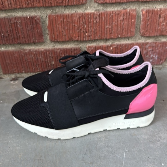 Balenciaga Neoprene/ Leather Tess S Gomma Sneakers